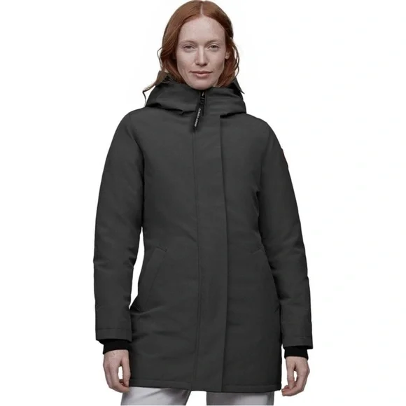 Canada Goose Victoria Parka Size S Black - Picture 6 of 12